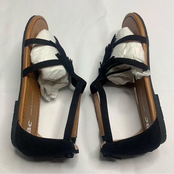 BC FOOTWEAR MALTESE II FRINGE SANDAL Black Size 7 - Picture 8 of 11